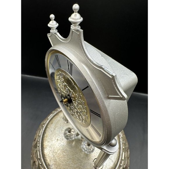 VTG Danbury Clock Company ANNIVERSARY Quartz Dome Brass Clock AS IS - Picture 8 of 8